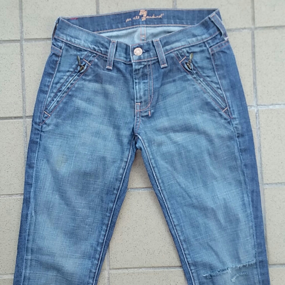 7 For All Mankind, 26"X30" Distressed SkinnyJeans